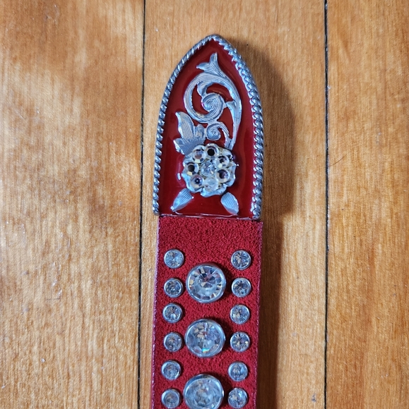 Nocona stunning red belt - Picture 3 of 6